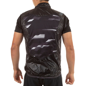 Custom Wholesale Lightweight Men's Windbreaker Vest Waterproof Sleeveless Cycling <b>Jacket</b> <b>Reflective</b> <b>Running</b> Gilet Sportswear - Product Image 2
