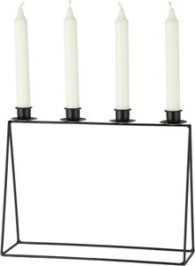 Bougeoir décoratif en métal durable idéal pour créer une atmosphère chaleureuse dans les maisons et les événements - Product Image 3