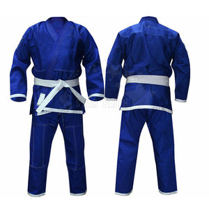 Haute qualité Jiu Jitsu uniforme coton mélangé Gi Durable Arts martiaux vêtements d'entraînement pour Gym Jiu Jitsu Kimono uniforme - Product Image 3