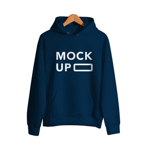 Sudadera con capucha de gran tamaño personalizada para hombre, jersey de estilo callejero bordado para gimnasio al aire libre, 100% algodón, con capucha básica de moda - Product Image 6