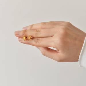 Dainty Starburst Stud Pendientes Firework Starlight Pendientes Sparkle Declaración Joyería Boda Dama DE HONOR Regalo para ella Minimalista - Product Image 3