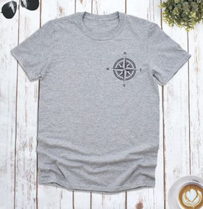 เสื้อยืดลายการ์ตูนลำลองสำหรับผู้ชายเสื้อยืดถักลายดิจิทัลย้อมผ้าฝ้ายโพลีเอสเตอร์ระบายอากาศได้ดี - Product Image 2