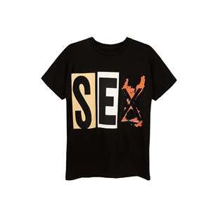 เสื้อยืดสีดำลายเซ็กซี่ - Product Image 1