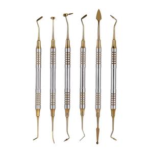 Kit dentaire d'instruments chirurgicaux 6 en 1, spatule de remplissage en résine composite, kit d'hygiène, dentisterie manuelle, réutilisable - Product Image 6