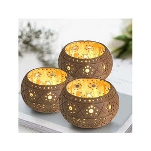 Tabletop decor wooden fancy votive holder indoor & outdoor <b>tealight</b> <b>candle</b> holder for home hotel office wedding party decoration - Product Image 1