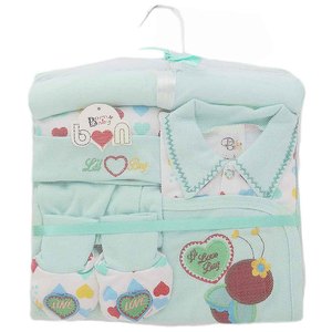 Ensemble de cadeaux pour nouveau-né (6 pièces) - Vert - Product Image 2