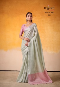 Nouveau concepteur belle fête porter tissu soie Saree femme fabricant de mode de Surat au taux le plus bas - Product Image 4