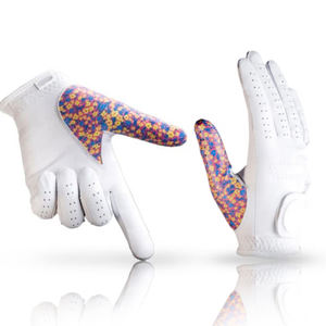 Guantes de golf de cuero Cabretta hechos en fábrica, diseño moderno, logotipo personalizado, colores, tamaños, deportes, antideslizante, correa de muñeca ajustable alta - Product Image 6