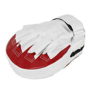 Coussin de frappe d'entraînement en cuir pour hommes et femmes, avec poignées, pour la boxe et le kickboxing - Product Image 4