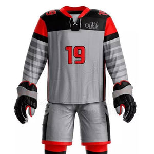 Uniforme de hockey sobre hielo cómodo y duradero personalizado sublimado en ropa deportiva para ropa de equipo - Product Image 4