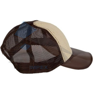 2024 sur mesure hommes marron Baseball maille sport chapeau respirant camionneur chapeau haut de forme pour décontracté scène réglable - Product Image 3