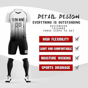 Camiseta de Fútbol Retro Vintage Personalizable Anti-Pilling Cuello Redondo Ajuste Holgado Uniforme Masculino subido por Dress Sports - Product Image 5