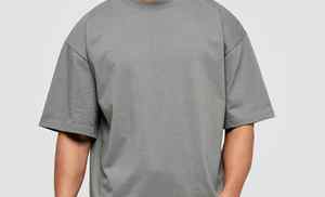 Camiseta de manga corta de gran tamaño con estampado de logotipo personalizado de alta calidad para hombre, Camiseta de algodón y poliéster para hombre - Product Image 4