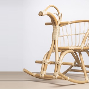 Monter sur des animaux de jouet cheval à bascule en rotin extérieur meilleure vente chevaux à bascule de conception unique pour les enfants de 5 ans - Product Image 3