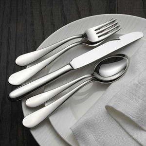 Haute qualité luxe plaqué argent Designer épais Western Long manche moderne luxe cuillère fourchette et couteau ensemble - Product Image 6