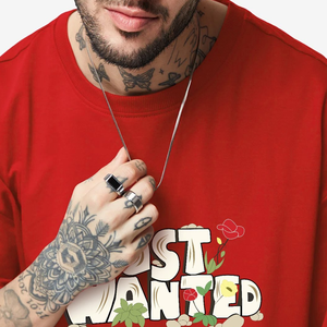 Top tendance 100% coton hommes T-Shirts anti-boulochage respirant séchage rapide surdimensionné col rond Fit lettre imprimé tissu peigné - Product Image 6