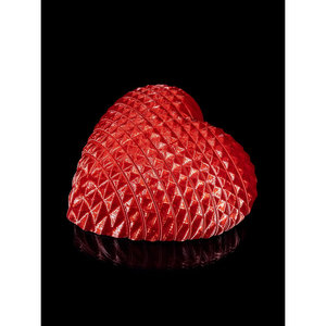 Portagioie a forma di cuore aperto elegante confezione regalo per pezzi preziosi - Product Image 4