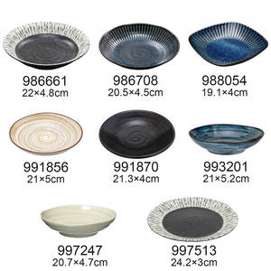 AITO Prix uniforme personnalisé haut de gamme porcelaine classique/poterie diverses assiettes profondes japonaises bols de service vaisselle - Product Image 3