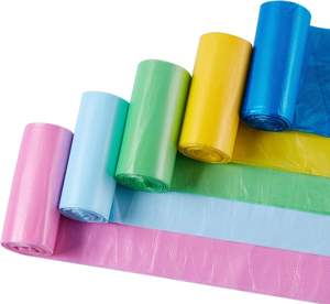 Logotipo personalizado de fábrica OEM en relieve HDPE/LDPE + OXOPLA Biodegradable Side Gusset Bolsas de basura Rollo Sellado térmico Color personalizado - Product Image 4