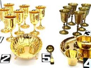 Vintage Brass Wine Goblet Engraved Handmade Chalice Metal Drinking Cup Antique Style Barware Wedding Gift Classic <b>Drinkware</b> - Product Image 4