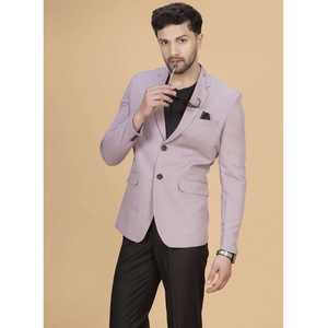 Chaqueta Formal Elegante de Color Durazno para Hombre, Corte Entallado, Ideal para Profesionales, Disponible en Grandes Cantidades - Product Image 1