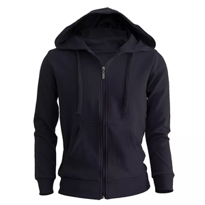 Precio asequible Pakistán hecho en fábrica 100% algodón polar ZipUp Sudadera con capucha de invierno de peso pesado con cierre de cremallera duradero - Product Image 1