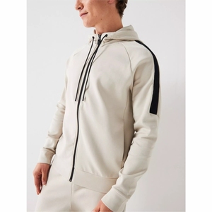 Wholesale Custom Logo Jogging Suits Men 70% Cotton 30% Polyester Breathable Lightweight Training Tracksuit Hooded Printed Solid - Product Image 4