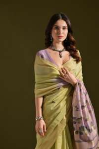 Attrayant Muga Coton Avec Coloré Resham Tissage Pichwai Pallu Saree Femme Fabricant De Mode De Surat - Product Image 6