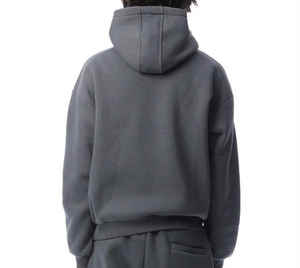 Sweat à capuche et pantalon de survêtement baggy surdimensionnés à épaules tombantes en molleton de coton lourd - Product Image 6