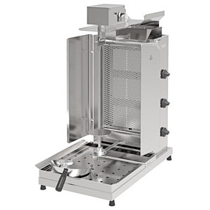 Máquina de Kebab Doner Industrial Lista para Enviar, Convertible a Gas Natural, con Construcción de Acero, 99-132 lb - Product Image 5