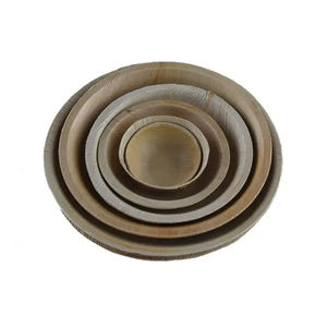 Vajilla desechable de hoja de palma natural, cuencos profundos para servir alimentos, platos de postre degradables para fiestas, bodas, ensaladas, frutas - Product Image 4