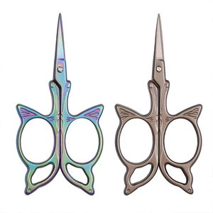 Ciseaux pointus en acier inoxydable de Style chaud, outils de bricolage, ciseaux de coiffeuse pour broderie, ciseaux fantaisie - Product Image 2