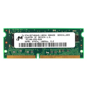 MÉMOIRE MICRON 32 Mo PC100 CL2 <span class=keywords><strong>DDR</strong></span> MT4LSDT464HG-10EG4 - - Product Image 2