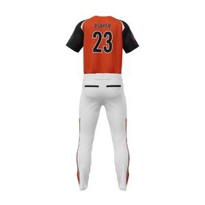 Pantalones de Jersey ligeros de poliéster 100% de calidad superior que absorben la humedad, ropa de equipo de club escolar personalizada, estampado transpirable de béisbol - Product Image 3