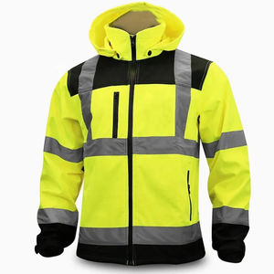 Veste de sécurité résistante à l'abrasion certifiée CE, nouvelle conception, vêtements de travail printemps et automne, veste unisexe pour l'extérieur, polyester et coton - Product Image 6