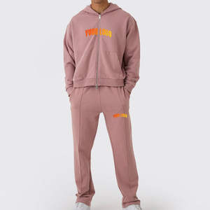 Sweat à capuche zippé pour homme, coupe classique, nouvelle arrivée, vente en gros de haute qualité, écologique, respirant, 100% coton, couleur unie, survêtement décontracté - Product Image 4