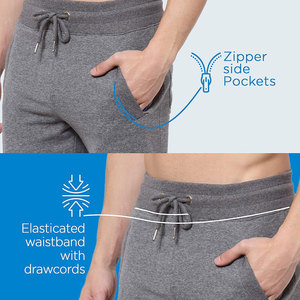 กางเกงวอร์มลำลองสำหรับผู้ชายกางเกงวิ่งจ็อกกิ้ง2026โอเวอร์ไซส์ขายร้อนสีทึบ - Product Image 5