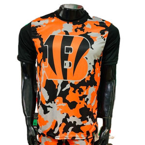 2025 broderie personnalisée coton Spandex Jersey hommes décontracté à manches longues T-Shirt dernier logo imprimé Dip teint roi qualité tricoté - Product Image 1