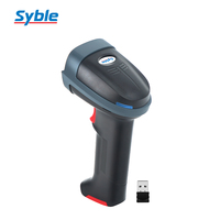 Lecteur de codes-barres sans fil 2.4G Syble XB-D15RB 1D2D, lecteur de codes QR pour la caisse des supermarchés