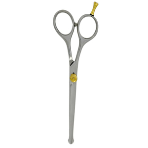 Tijera alemana de acero inoxidable con borde romo para el cuidado de mascotas, pulido de espejo con tornillo dorado, herramienta de belleza para el cuidado del cabello de perros - Product Image 5