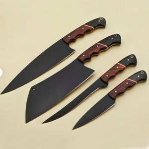 Venta al por mayor personalizado de alta calidad OEM ODM servicio conjunto hoja de acero de Damasco hecho a mano ambidiestro 5 piezas Chef cuchillos de cocina - Product Image 2