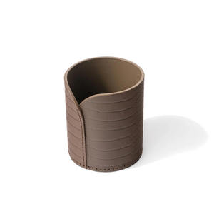 Business Leather Office Organizer Handmade Multi-Purpose Pen Holder Desk Storage <b>Box</b> Promotional Gift for Office and School - Product Image 1