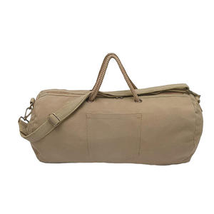 Bolsa de lona blanca personalizada al por mayor, ligera, gran capacidad para viajes de negocios o uso en el gimnasio - Product Image 3