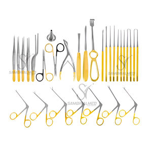 Juego de 31 Instrumentos de Microcirugía de Timpanoplastia de Primera Calidad, Material de Fibra, Reutilizable, Manual - Product Image 4
