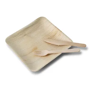 16Cm Bio-Coated Wooden Forks Natural Smooth Edge Single Use Table For Hotel Catering Buffets - 1000 pcs/carton - Product Image 5