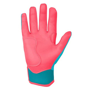ถุงมือตีเบสบอลซอฟต์บอลหนัง cabretta ดีไซน์สองสีโลโก้ออกแบบได้ตามต้องการ - Product Image 4