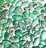 Variscite naturelle de qualité supérieure, cabochon en vrac, fabrication de bijoux fins, pierre précieuse en gros, lot de matériaux, taille libre, pierre précieuse en variscite