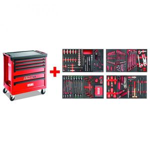 Gabinete con Ruedas USAG Start XL con Surtido de Mantenimiento 495 MC, Juego de Herramientas de 300 Piezas - Product Image 1