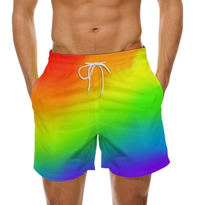 Shorts de Playa para Hombre, Personalizados con Logotipo, Anti-UV, Secado Rápido, Transpirables, Cintura Alta, Poliéster, para Correr o Nadar, con Decoración de Cremallera, Color Personalizado - Product Image 3