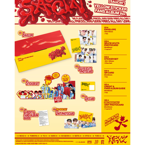 NEXZ - SAUCIN 4. Mini-Album Sticker FANS ALBUM Ver. - Product Image 2